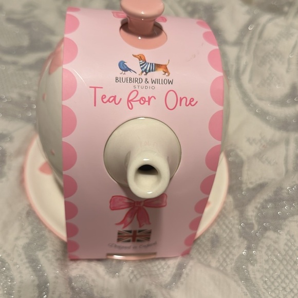 NWT Coquette Pink Bow Teapot - Picture 4 of 5